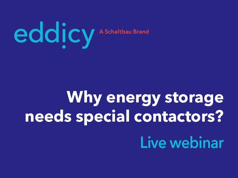 Webinar | Why energy storage needs special contactors