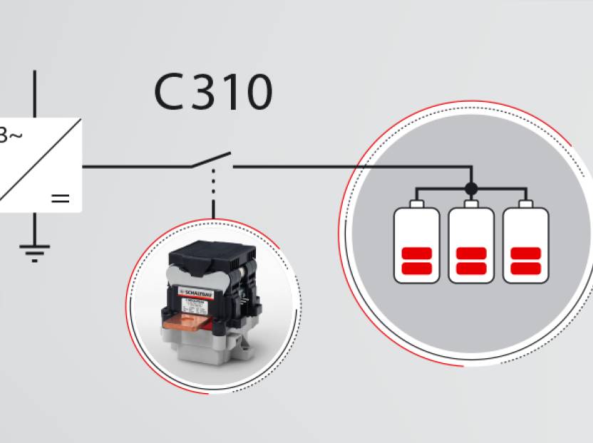 C310 — контакторы переменного тока и двунаправленные контакторы постоянного тока до 1500 вольт