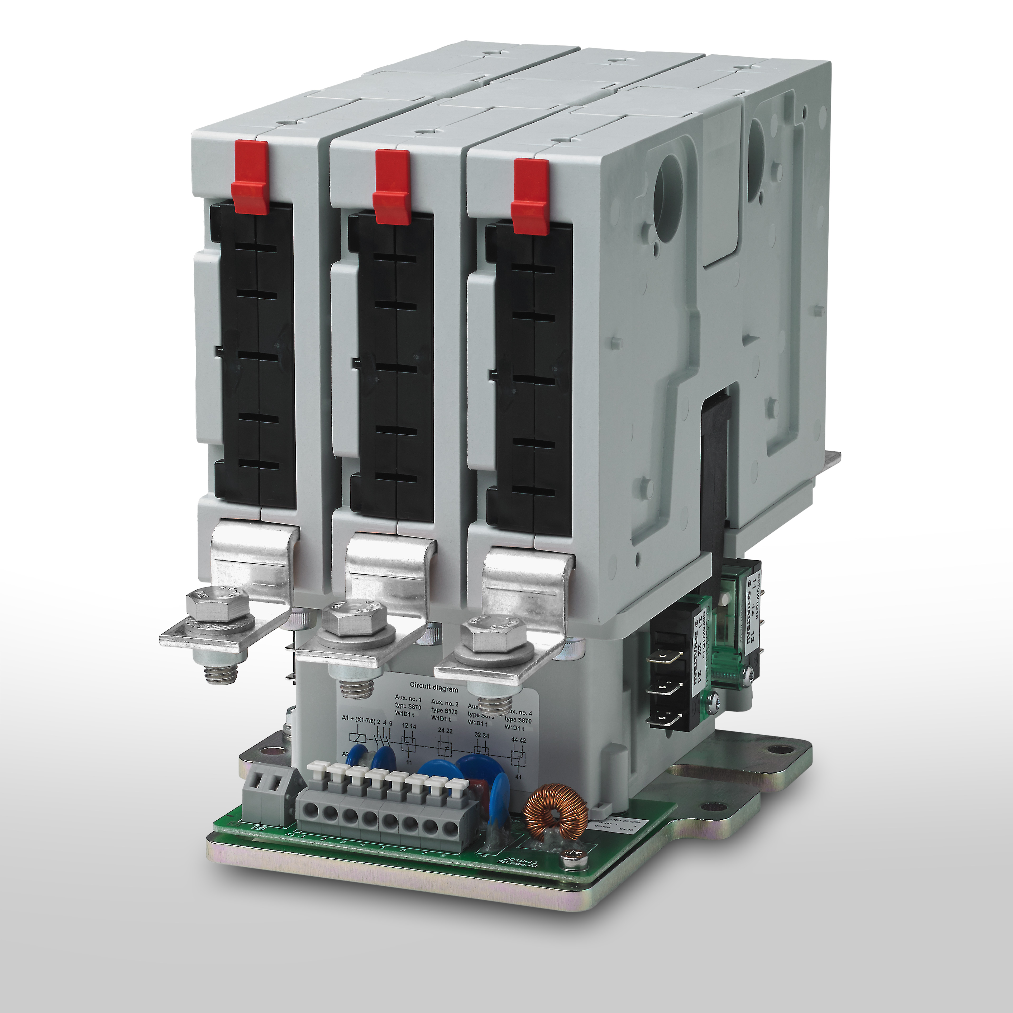 CF – Multipole AC power contactors for loads up to 600 A and 3000 V