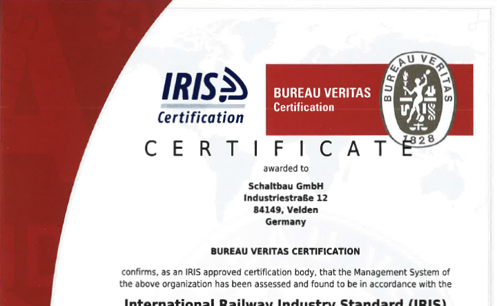 IRIS certification